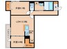 Palais Poire　B棟 2LDKの間取り