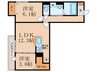 Palais Poire　B棟 2LDKの間取り