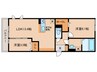Palais Poire　B棟 2LDKの間取り