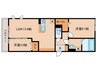Palais Poire　B棟 2LDKの間取り