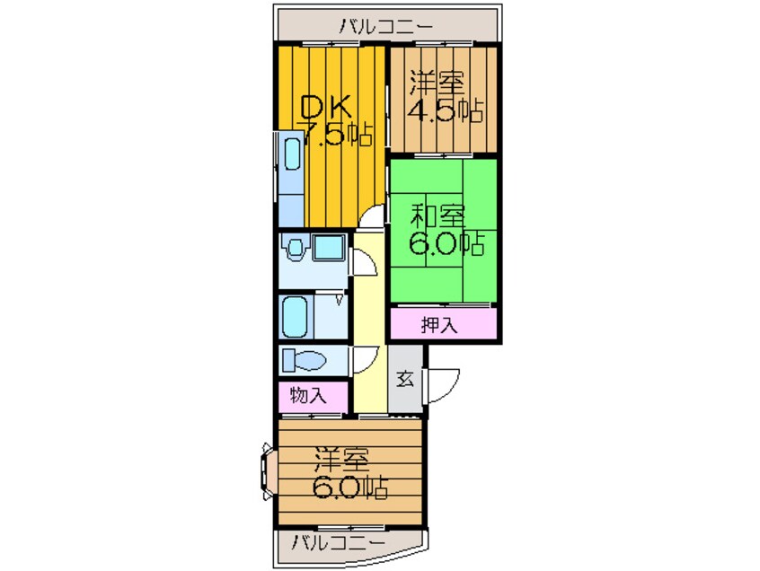 間取図 イワイマンション