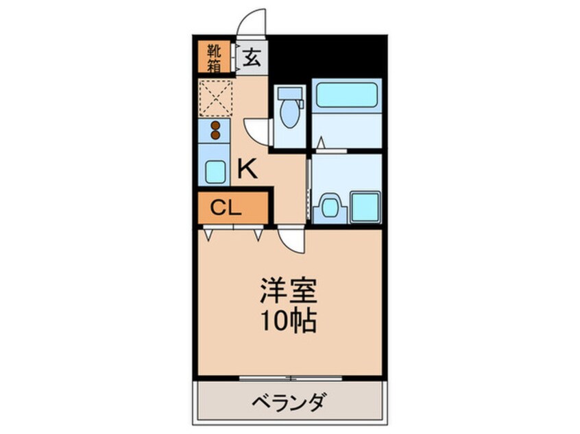 間取図 アンプル－ルフェ－ルヴェルジュ