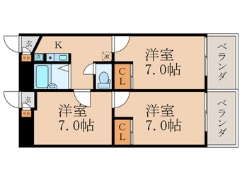 間取図 モンテロ－ザ