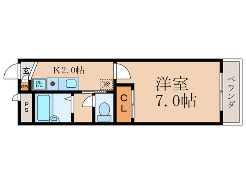 間取図 モンテロ－ザ