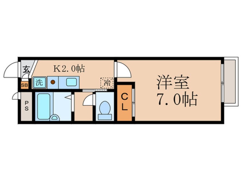間取図 モンテロ－ザ