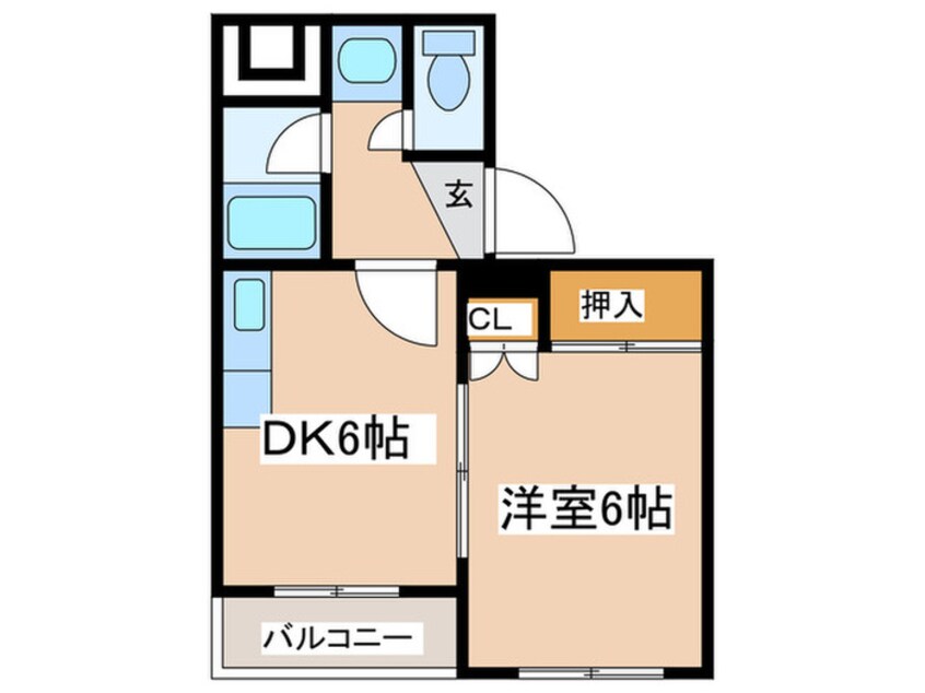 間取図 キタムラハイツ