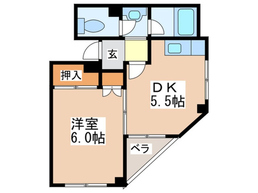 間取図 キタムラハイツ