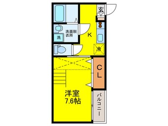 間取図 ブリリオ田辺