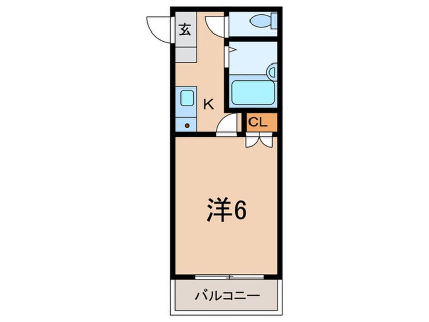 間取図 エクレ西宮