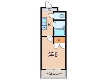 間取図 エクレ西宮