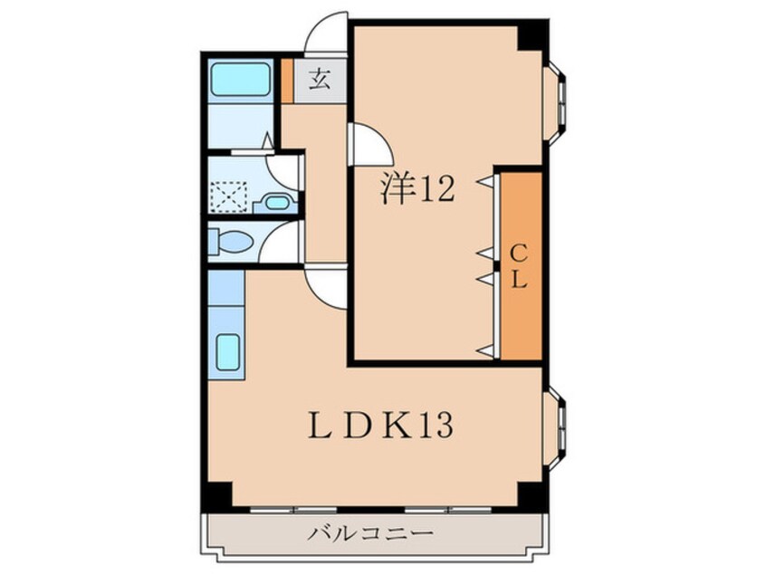 間取図 フリーダム中村