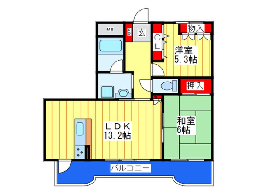 間取図 アインス巽