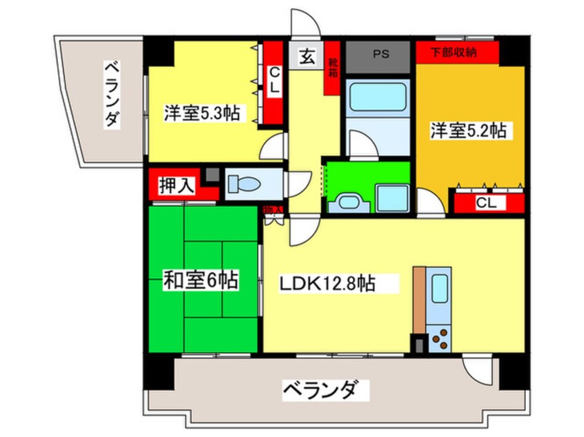 間取図 アインス巽