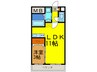 石塚ハイム 1LDKの間取り