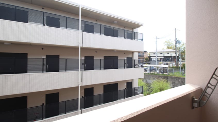 室内からの展望 石塚ハイム