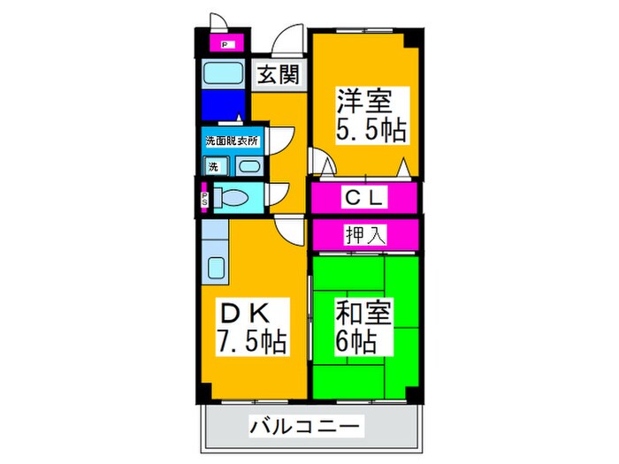 間取り図 ラヴェ－ル東洋