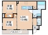 仮)Narcisse　YK 2LDKの間取り