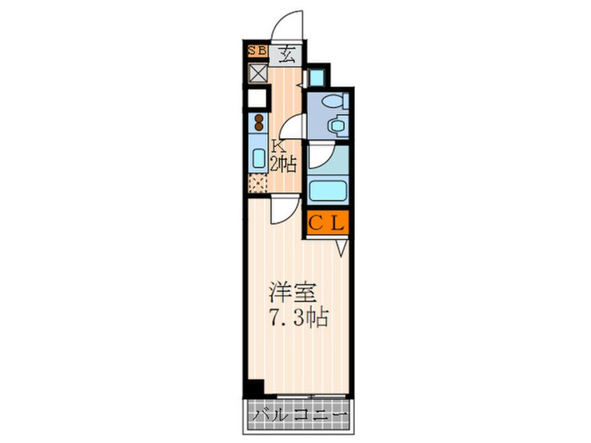 間取図 ルポゼ綾大宮