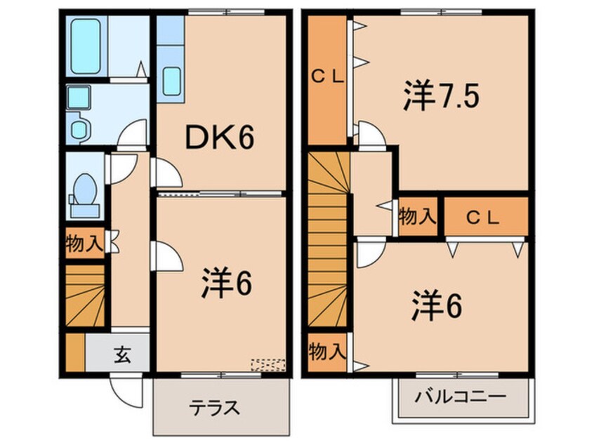 間取図 カ－サベルデ