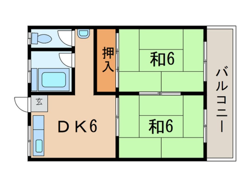 間取図 ヴィラ東田