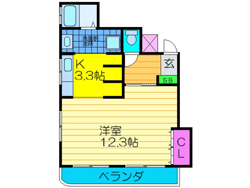 間取図 コ－ポ守口