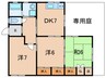 オリエントシティ仁川 3DKの間取り