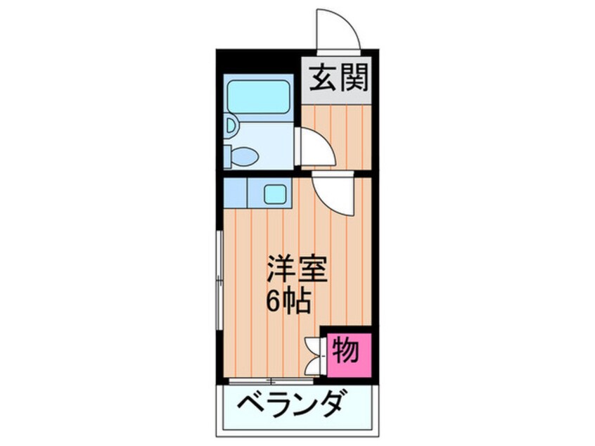 間取図 ハイツヒライⅡ