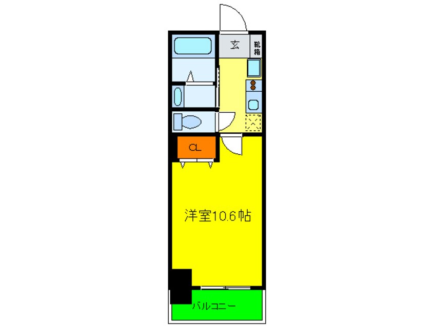 間取図 レジディア三宮東