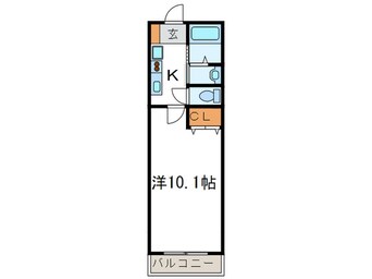 間取図 レジディア三宮東