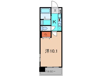 間取図 レジディア三宮東