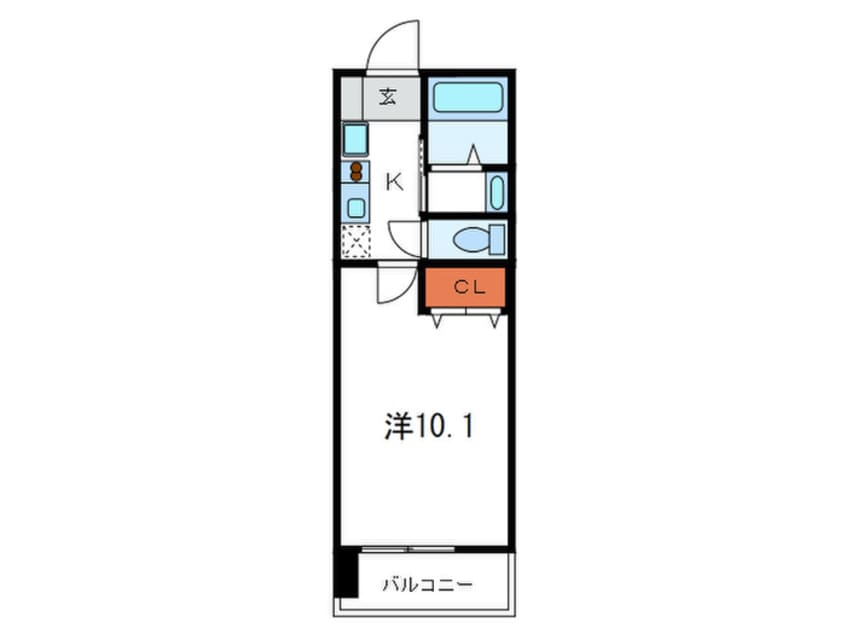 間取図 レジディア三宮東