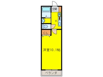 間取図 レジディア三宮東