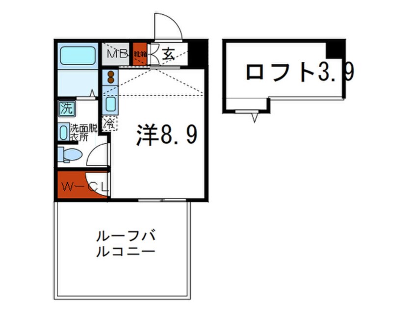 間取図 S-FORT神戸小河通