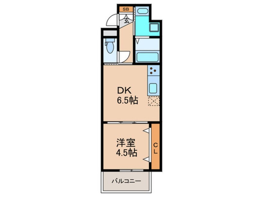 間取図 Forest　Court南大江公園