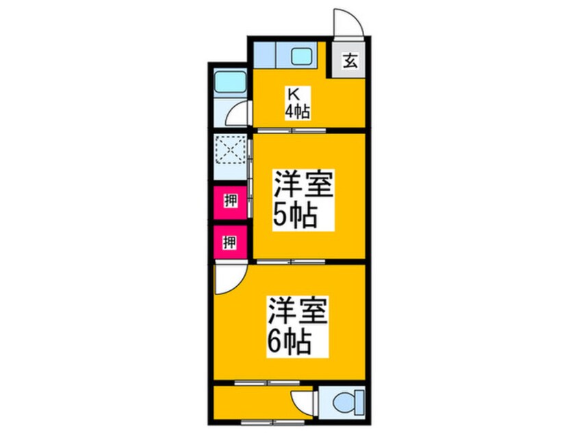 間取図 仲辻第一マンション