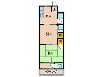 間取図 仲辻第一マンション