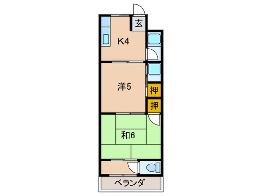 間取図 仲辻第一マンション