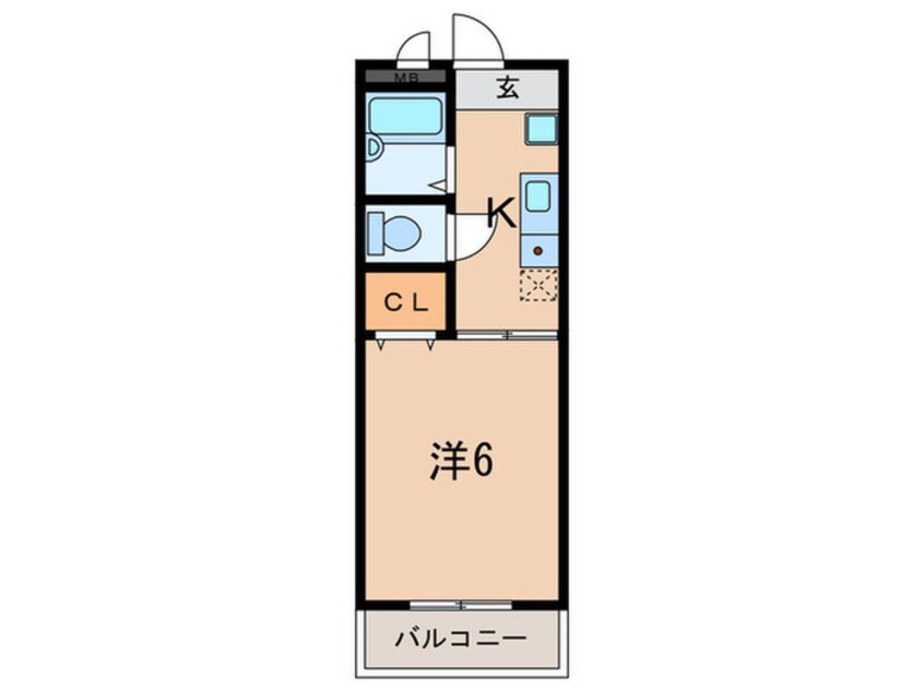 間取図 メゾン池上Ⅲ