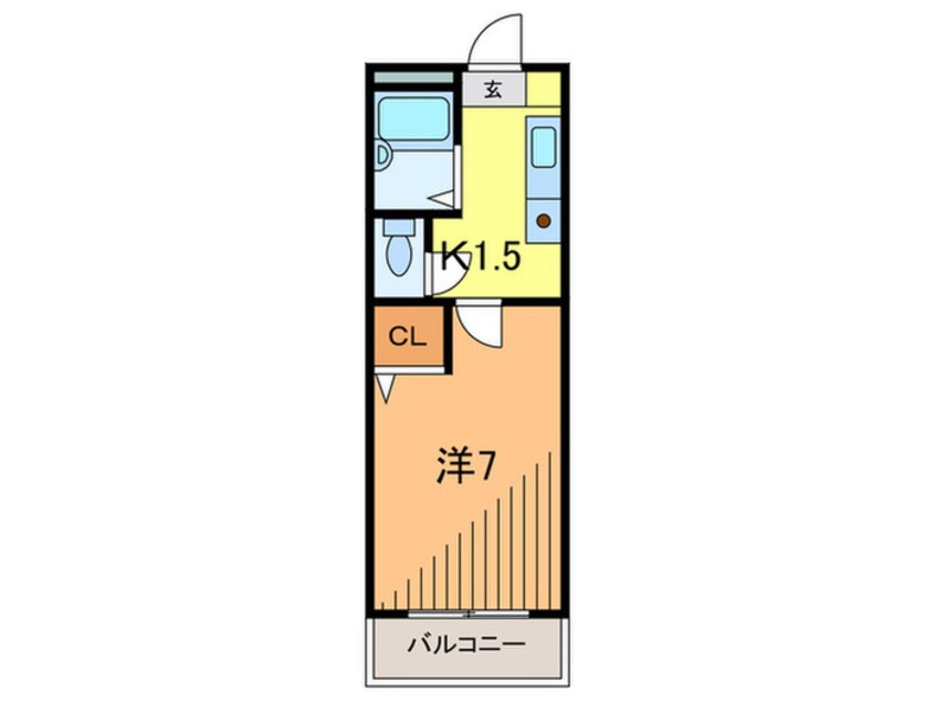 間取図 ビタミンテラス枝吉