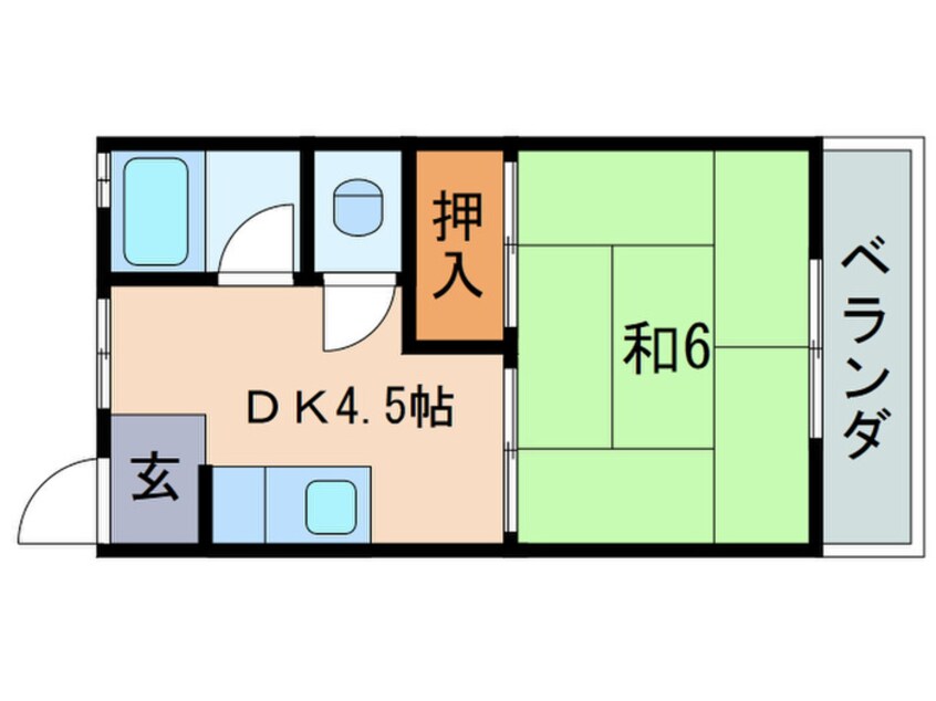 間取図 上田マンション