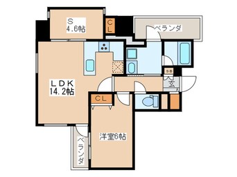 間取図 JASPER御堂筋本町