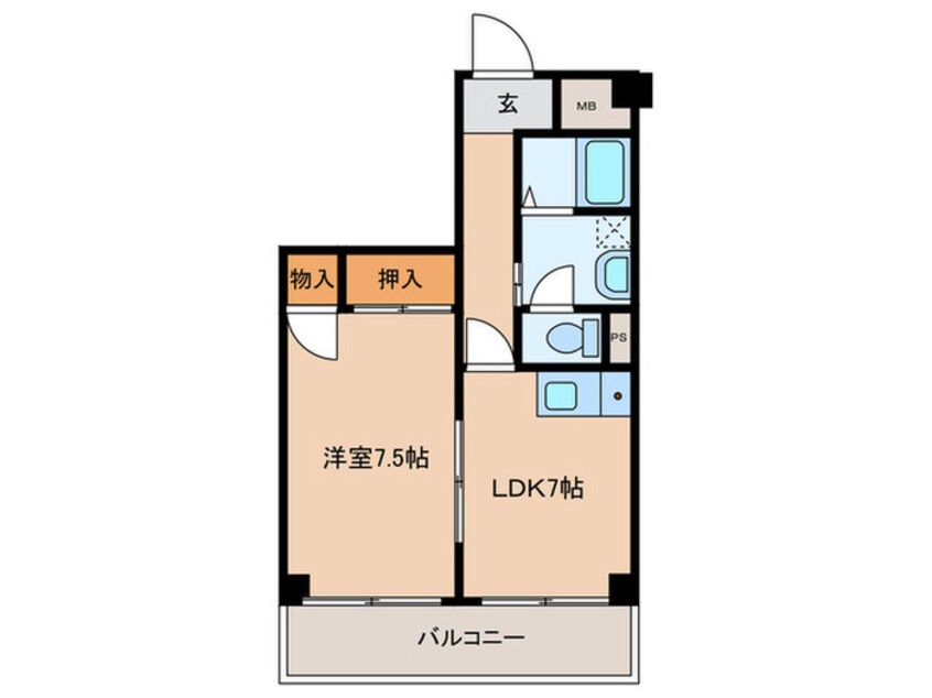 間取図 シャトーローゼ