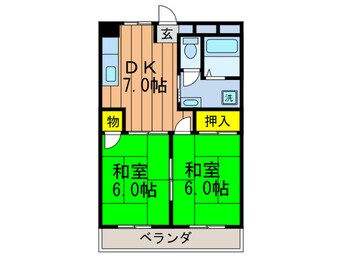 間取図 バンフリ－トくずは