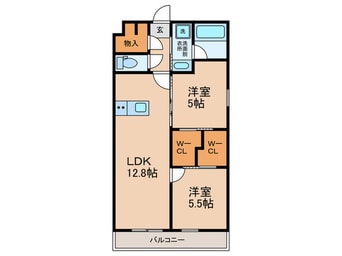 間取図 エスタジオ針中野