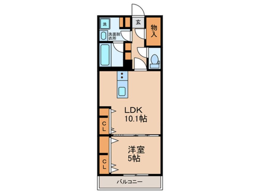間取図 エスタジオ針中野