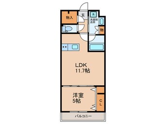 間取図 エスタジオ針中野