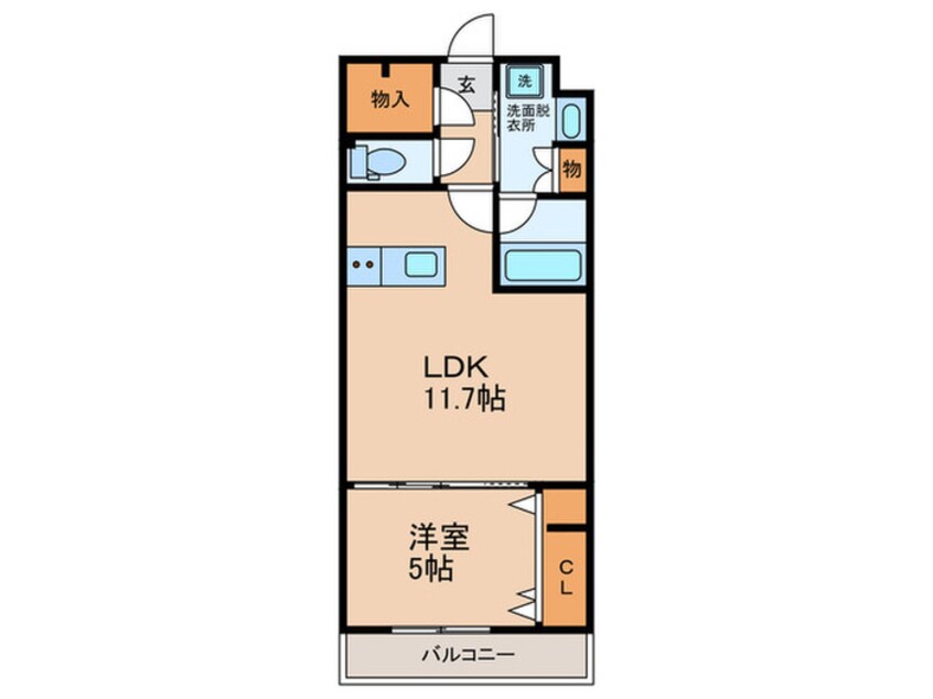 間取図 エスタジオ針中野
