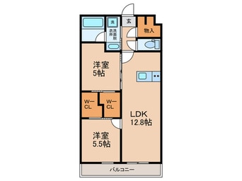 間取図 エスタジオ針中野