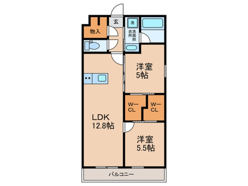 間取図 エスタジオ針中野