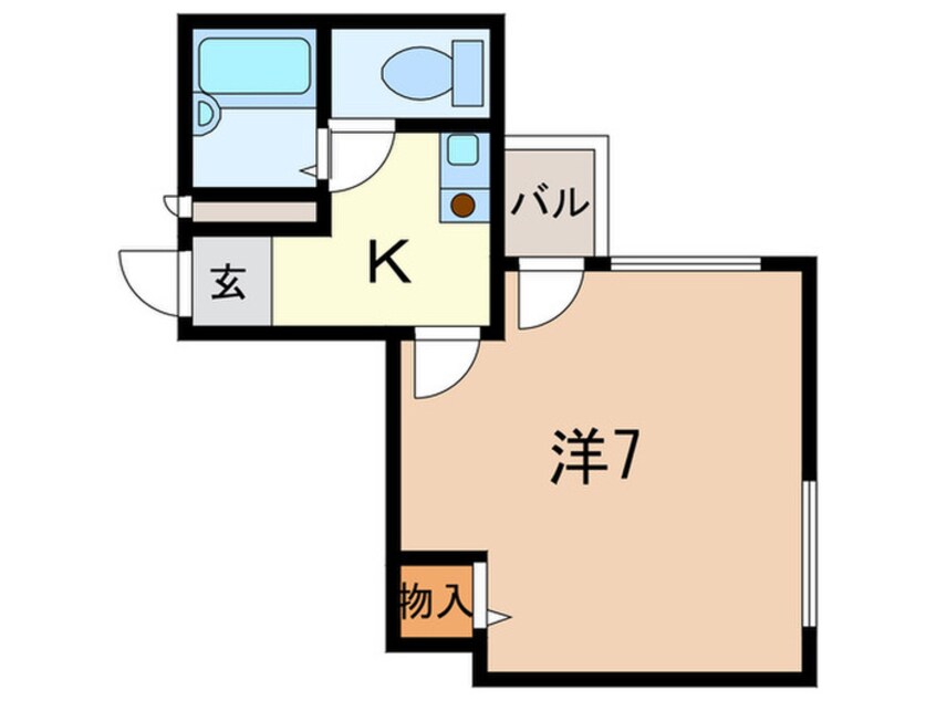 間取図 シ－サイド・マンション